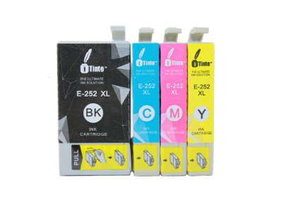 Compatible epson 252xl Ink Cartridges1 Black1 Cyan1 Magenta1 Yellowto be used with epson workforce wf 3620epson workforce wf 3640workforce wf 7110WF 7610epson 7620100 Money-Back Guarantee