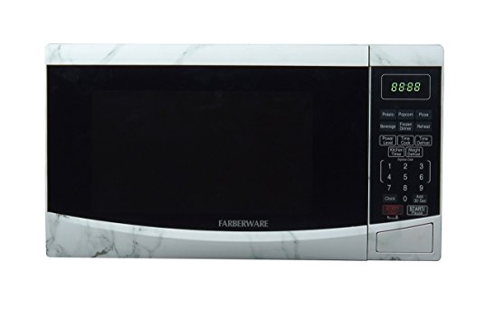 Farberware Classic FMO09BBTWMA 0.9-cu.ft. 900W Microwave Oven, Marble