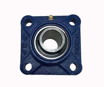 Bearing 4 Bolt Flange HCFS 209-28: 1 3/4" Inner Diameter(I.D) and 1/2" Bolt Size with Eccentric Collar, 151628