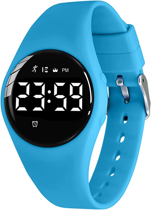 Kids Watches Digital Sport Watch for Girls Boys, Fitness Tracker with Alarm Clock, Stopwatch, No App Waterproof Watches for Teens Students Ages 5-12