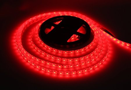 ANNT 5m SMD 5050 LED Strip Waterproof 300 Leds Red 5m Red