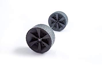 Fields Outdoor Supplies Beach Tires with Axle, 9" Tall x 4" Wide, Axle and Hardware Included. Wide for Soft Sand.