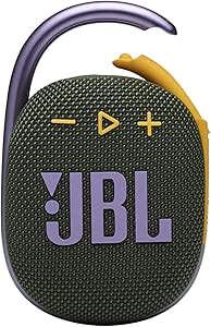 JBL Clip 4 Waterproof Portable Bluetooth Speaker with up to 10 Hours of Battery - Green