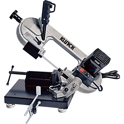 Klutch Benchtop Metal Band Saw - 3in. x 4in., 1 1/3 HP, 120V Motor