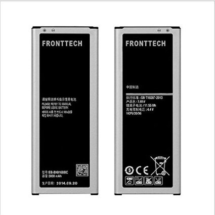 FrontTech 3220mAh OEM Battery Charger For Samsung Galaxy Note 4 SM-N910 N910A N910P (2batteries)