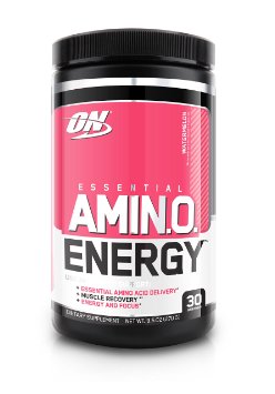 Optimum Nutrition Amino Energy, Watermelon, 30 Servings, Net wt. 9.5 Oz (270 G)