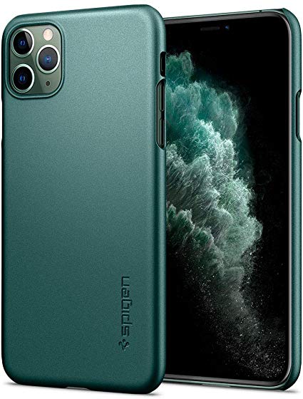 Spigen Thin Fit Designed for Apple iPhone 11 Pro Case (2019) - Midnight Green