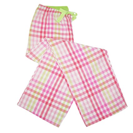 Hanes Womens Plaid Cotton Pajama Pants