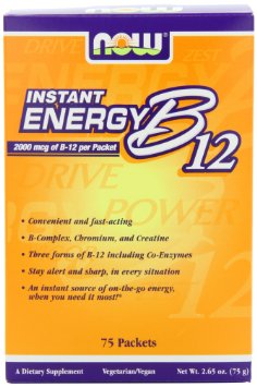 NOW Foods B-12 Instant Energy Packets 75/Box