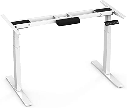 AIMEZO Dual Motor Electric Height Adjustable Standing Desk Frame Motorised Sit Stand Workstation Home Computer Table
