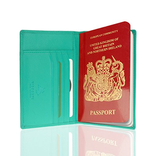 Visconti Soft Leather Secure RFID Blocking Passport Cover Wallet