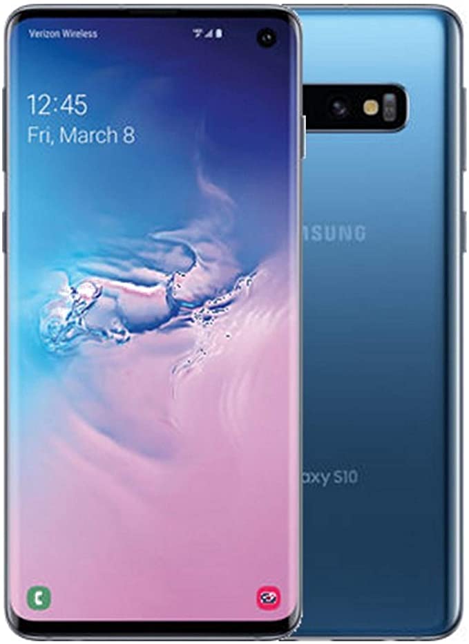 Samsung Galaxy S10, 512GB, Prism Blue - For Verizon (Renewed)