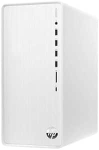 HP Pavilion TP01-3016 Home & Business Desktop, 12th Gen Intel® Core i5-12400, 12 GB DDR4 RAM, 512 GB SSD,Wi-Fi 6   and Bluetooth® 5.2, Sleek and Compact Tower Design, No Optical Drive (Renewed)