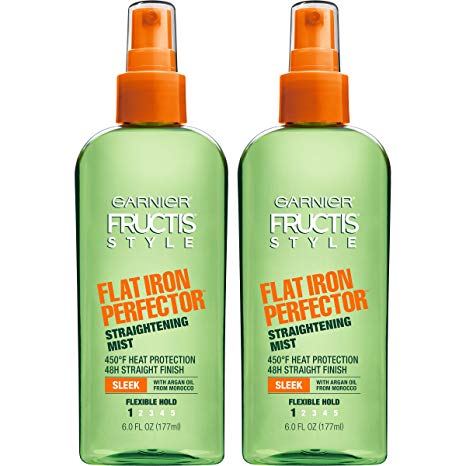 Garnier Hair Care Fructis Style Flat Iron Perfector Straightening Mist, 2 Count