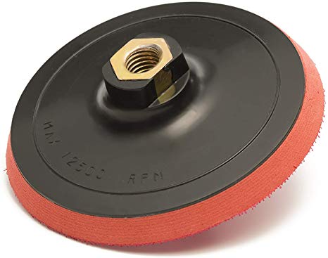 GP12603 Hook and Loop Rotary Backing Pad with 5/8''-11 Thread, Backer Pad for Sanding or Polishing/Diameter 4 inch