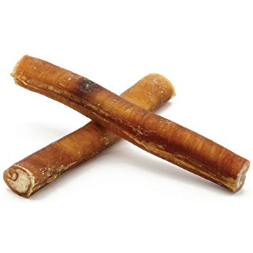 Raw Paws Jumbo Bully Sticks 6 & 12 inch - Extra Thick Bully Sticks for Dogs - USDA, Grass Fed, No Hormones, Free Range Cows - Pizzle Sticks for Dogs - Long Lasting Bully Bones for Aggressive Chewers