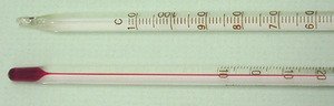 SEOH Thermometer Red Spirit Total Immersion -20 to 110C 0 to 230F Dual Scale