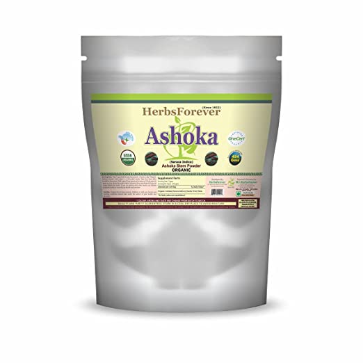 Herbsforever Ashoka Powder (Bark) (Saraca Indica) (Ayurvedic Formulation) (Super herb for Female Reproductive System) (Ayurvedic Herbs from natural habitat) 16 Oz, 454 Gms, 2x (Optimum Potency)