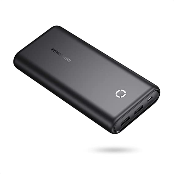 Poweradd EnergyCell 20000mah Power Bank, Huge Capacity Charger with 2 Outputs, Built-in High-Speed Charging Tech, Compatible with iPhone X, Samsung, Pixel and More