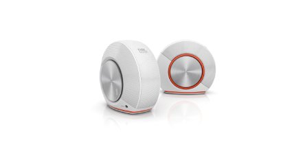JBL Pebbles Plug and Play Stereo Computer Speakers - White
