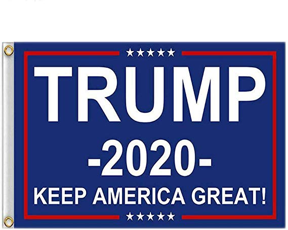 ERT Donald Trump Flag 3X5 Foot - 2020 Trump President Flags Keep America Great MAGA Flag 3x5 ft with Brass Grommets