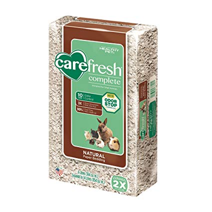 Carefresh Natural Premium Soft Pet Bedding, 60- Liter