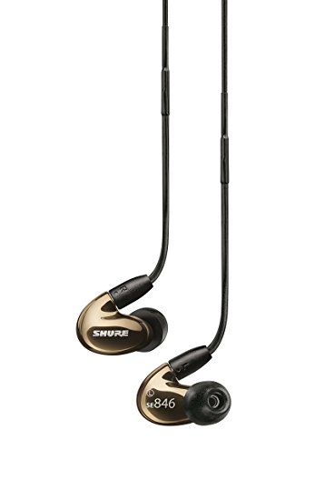 Shure SE846-BNZ Sound Isolating Earphones with Quad High Definition MicroDrivers and True Subwoofer
