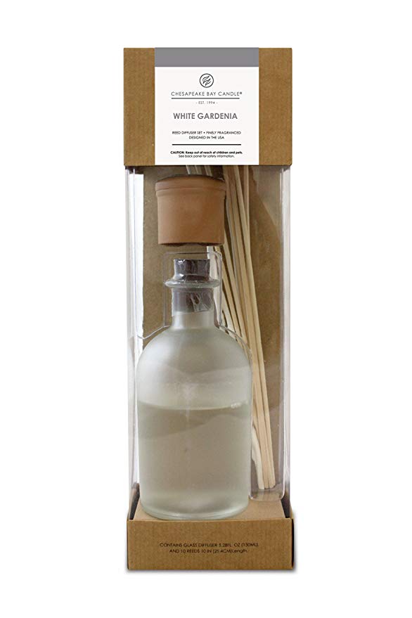 Chesapeake Bay Candle Heritage Reed Diffuser, White Gardenia