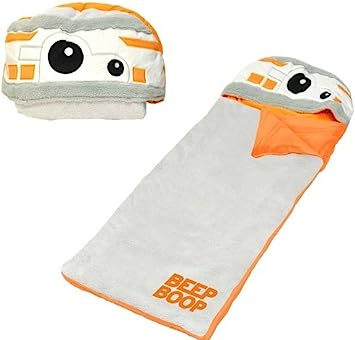 Star Wars BB8 Hooded Sherpa Sleeping Bag, 26"x46"L