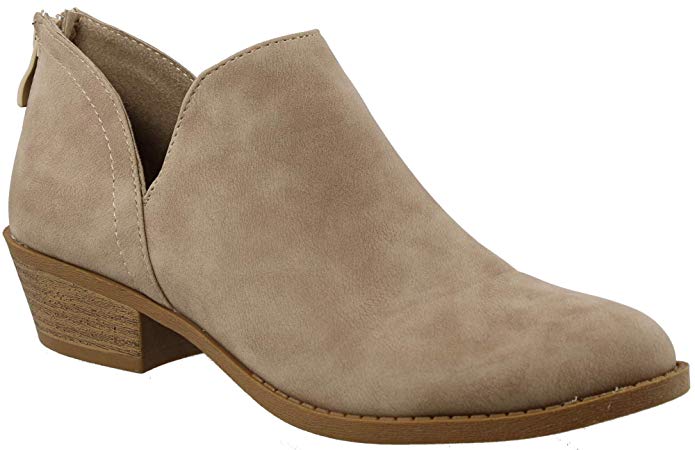 TOP Moda Fashion Women's Ankle Low Heel Boots/Booties