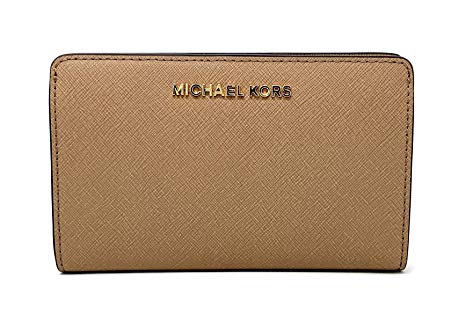 Michael Kors Jet Set Travel Slim Bifold Saffinao Leather Wallet