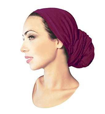 ShariRose Pre-Tied Head-Scarf Versatile Long Ties Bandana Tichel Headwear Turban Wrap Soft Cotton In 29 Colors!