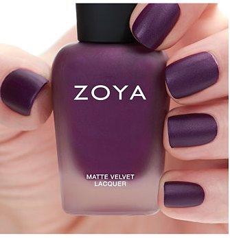 Zoya Matte Nail Polish Velvet Limit Edition - Iris 15ml