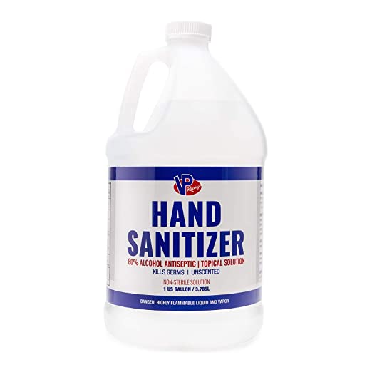 VP Racing Fuels Hand Sanitizer, 80% Alcohol Antiseptic, 1 Gallon