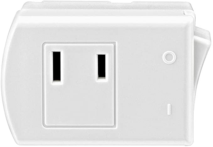 Leviton 1469-W 13 Amp, 125 Volt, Plug-in Switch Tap, Non-Grounding, White