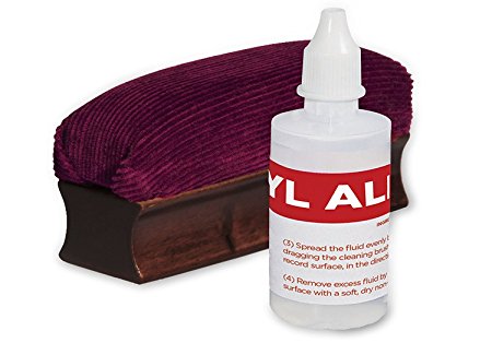 ION Audio Vinyl Alive (ICT07) | Record Cleaning Kit with Cleaning Solution and Plush Velvet Pad