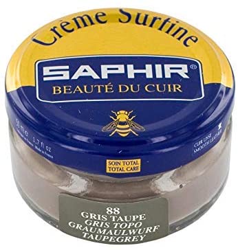 Saphir Creme Surfine Pommadier Shoe Polish - Beeswax Cream for Leather Products