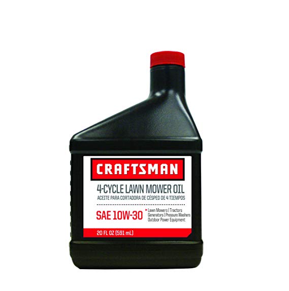 Craftsman 64299 SAE 10W30 Lawnmower Oil, 20-Ounce