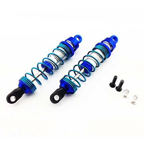 Traxxas Slash 2WD 1:10 Aluminum Alloy Front Ultra Shocks Hop Up Upgrade, Blue by Atomik RC - Replaces Traxxas Part 3760A