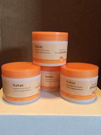 Avon Solutions Nurtura Replenishing Cream Lot of 4