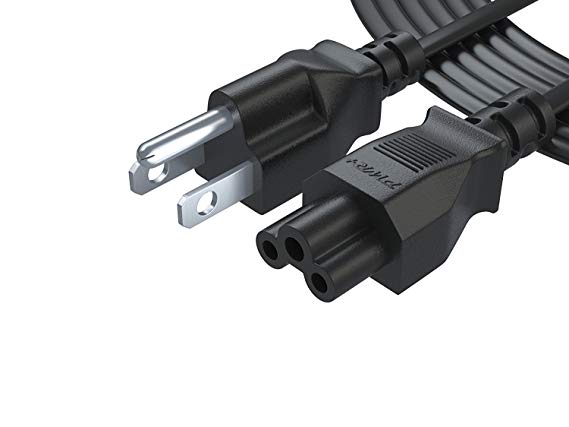 Pwr UL Listed Extra Long 15 Ft (4.5 meters) 3-Prong IEC320 C5 to NEMA 5-15P Mickey Mouse 3-Pin Laptop Power Cord for HP Pavilion Compaq Presario Envy Spectre Asus Dell Sony Toshiba Lenovo Acer Gateway MSI IBM Notebook Computer AC Adapter Charger Wall Plug Cable