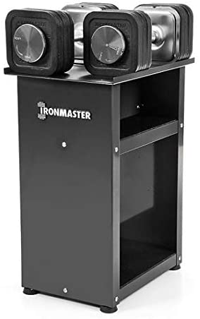 Ironmaster 75 lb Quick-Lock Adjustable Dumbbell System with Stand