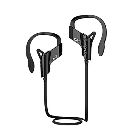 PYRUS Sports Wireless Headphone Bluetooth 4.1 Wireless Stereo Headset with AptX, Microphone Hands-free Calling for Running/Gym-Black
