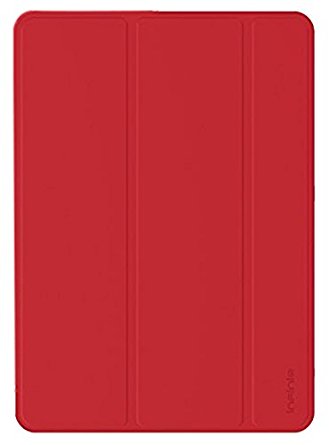 Infinie Ultra Slim iPad Air 2 Case Smart Cover with Scratch-Resistant Lining & Auto Sleep/Wake Feature, Red