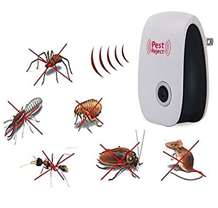VKOPA Pest Repeller Ultrasonic - Professional Electronic Pest Repellent Control Repels Mice,Rats,Fly,Moths,Mosquito,Ants,Spiders,Bats,Rodents - Natural Insect Control Roaches Equipment for Indoor