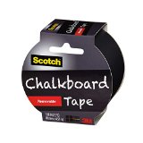 Scotch Chalkboard Tape Black 188-Inch x 5-Yard