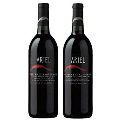 Ariel Cabernet Sauvignon Wine 750ML 2 PACK Alcohol Removed Dealcoholized 25.4 oz Red Oak Aged