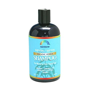 Rainbow Research Organic Herbal Henna Boitin Shampoo, 12 Fluid Ounce