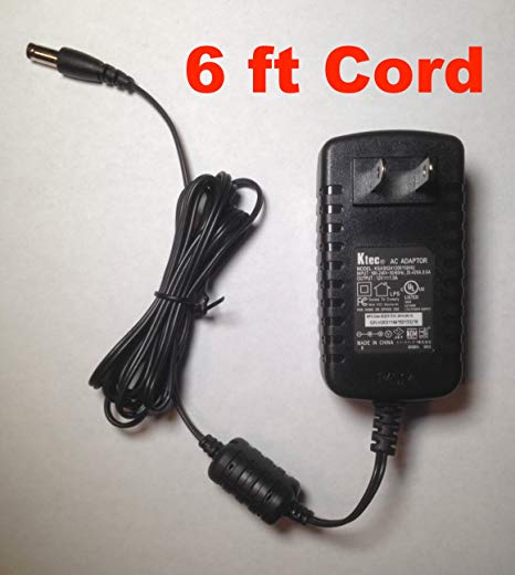 Ktec AC Power Adapter Cord  12 Volt 1.5 and for WD / Seagate External Hard Drives