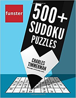 Funster 500  Sudoku Puzzles: Easy, Medium, Hard Sudoku Puzzle Book